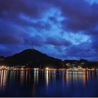 blue hour from jayapura