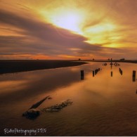 " Sunset at Lampu Satu Beach "